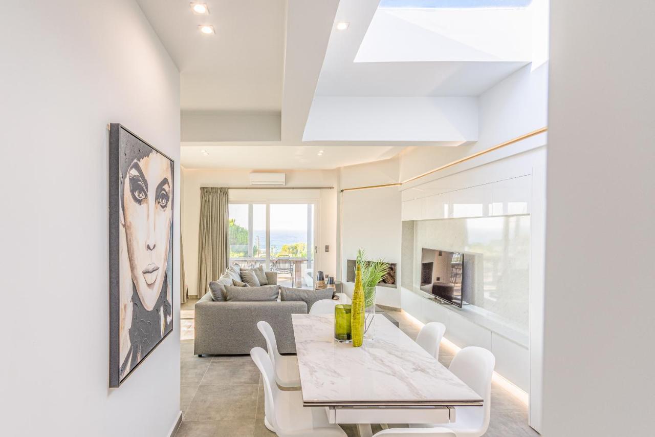 Queen'S Gem Luxury Villa - Heated Jacuzzi & Pool Hersonissos (Crete) Exterior foto