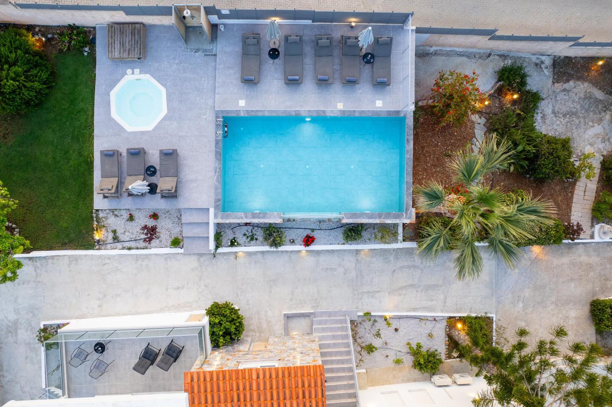 Queen'S Gem Luxury Villa - Heated Jacuzzi & Pool Hersonissos (Crete) Exterior foto